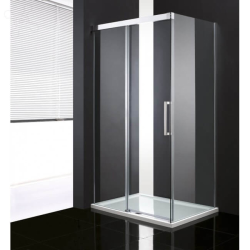 Душевой уголок Cezares Premier Soft PREMIER-SOFT-W-AH-1-150/100-C-Cr-IV 150x100 профиль хром, прозрачное стекло