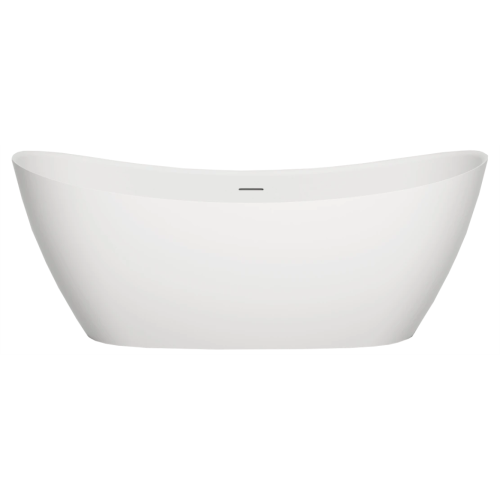 Ванна из искусственного камня Salini Noemi S-Sense 170x75 белая, с донным клапаном