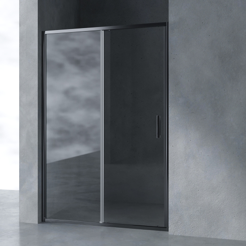 Душевая дверь в нишу AVS Вектор 130 см профиль оружейная сталь, стекло прозрачное