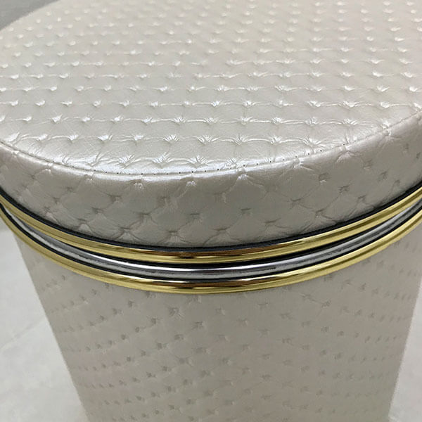 Ведро для мусора AVS бежевый 5 л