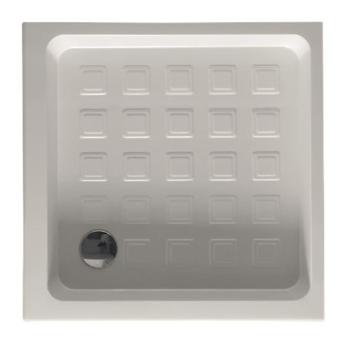 KERASAN Retro поддон угловой квадратный 90х90см, диаметр слива 90, цвет белый