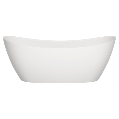 Ванна из искусственного камня Salini Noemi S-Sense 185x80 белая, с донным клапаном