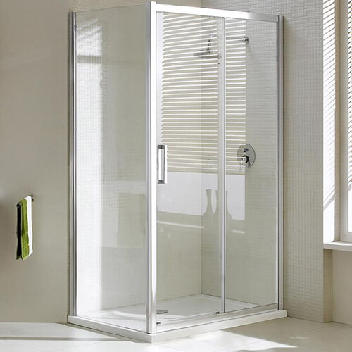 Душевой уголок AVS Квант Квадро 120x100 профиль хром, стекло прозрачное