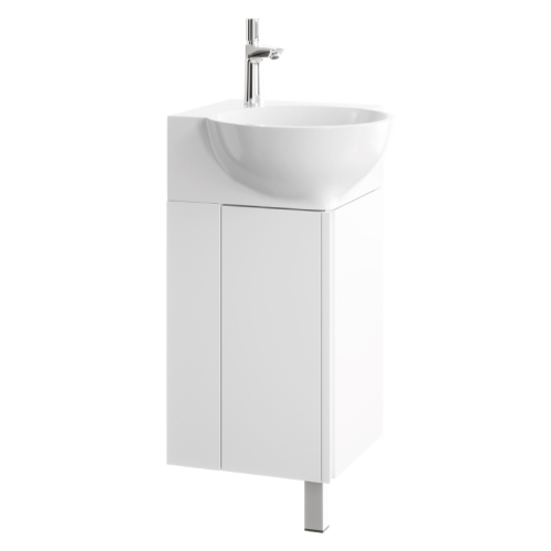 Тумба с раковиной Aqwella Porto 45 белая