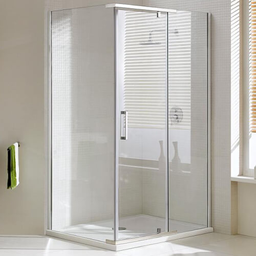 Душевой уголок AVS Фаворит 100x80 профиль хром, стекло прозрачное