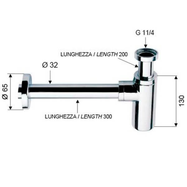 Сифон 32 SANTERA ST958L