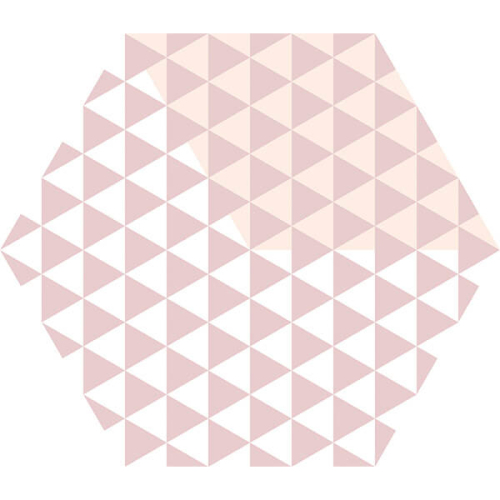 Керамогранит 23x27 матовый rosa Peonia KEROS M138