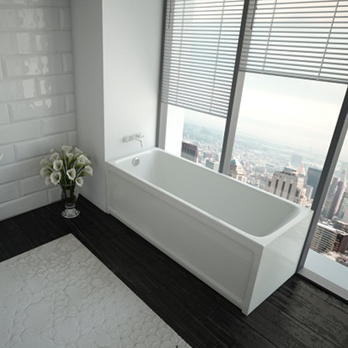 Акриловая ванна Aquatek Мия 160x70 белая, без каркаса