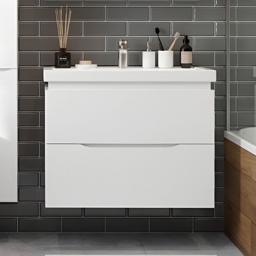 Тумба с раковиной Briz Сити 232 03-18080Н 80 см с раковиной Фостер