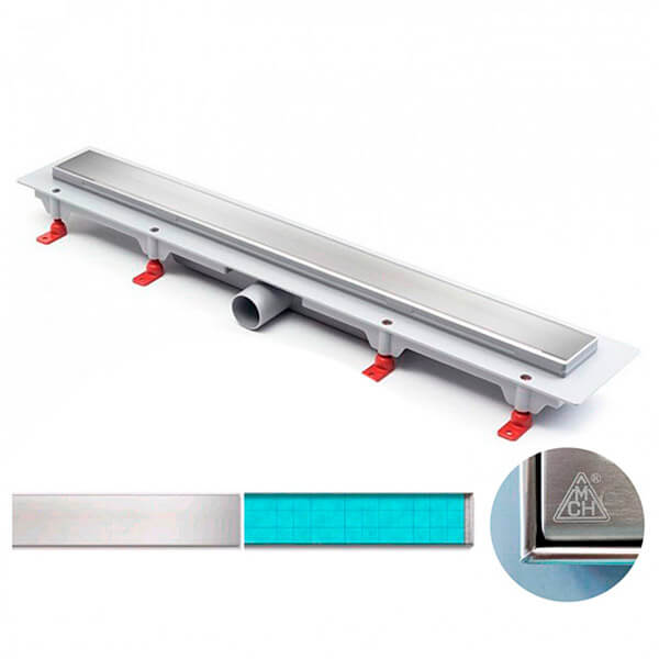 Водоотводящий желоб 750 Klasik/Floor MCH с сеточками CH 750/50 KN сет