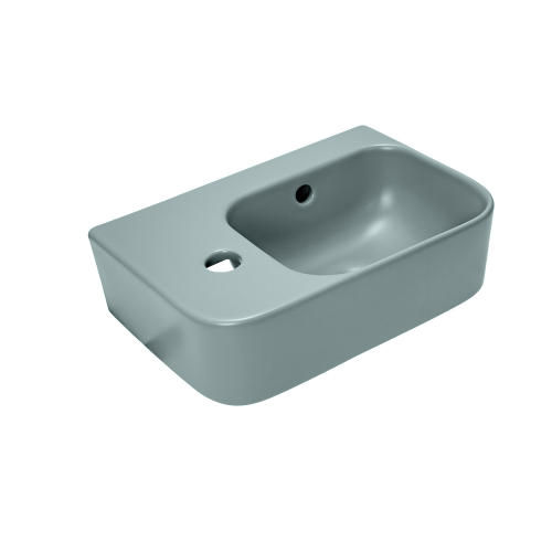 Рукомойник AVS Грэйс 37x25 R, зеленый матовый