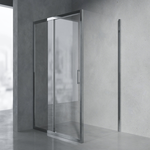 Душевой уголок AVS Квант Квадро 120x100 профиль хром, стекло прозрачное