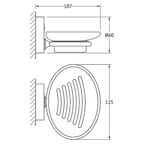 Мыльница Elite Classic C010