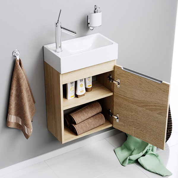 Тумба с раковиной 40 подвесная Leon-MP Aqwella Ln-MP.01.04/DS