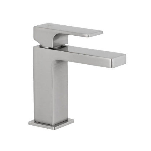 Смеситель для раковины Remer Absolute AU12NP брашированный никель