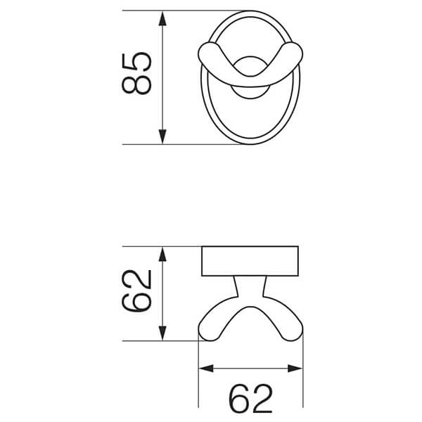 Крючок Bonjour Veragio VR.BNR-7832.BR