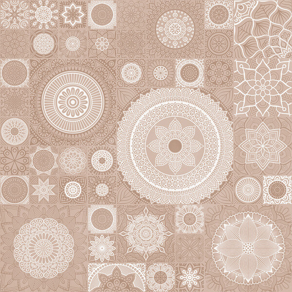 Керамогранит 60x60 матовый Mandala desert palm AVS by Colortile