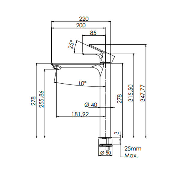 Смеситель для раковины Remer Energy EY11LBO белый матовый