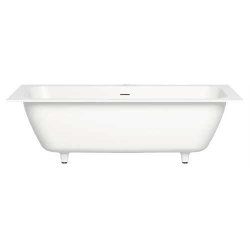 Ванна из искусственного камня Salini ORLANDO Axis Kit S-Stone 180x80 белая, с ножками и донным клапаном