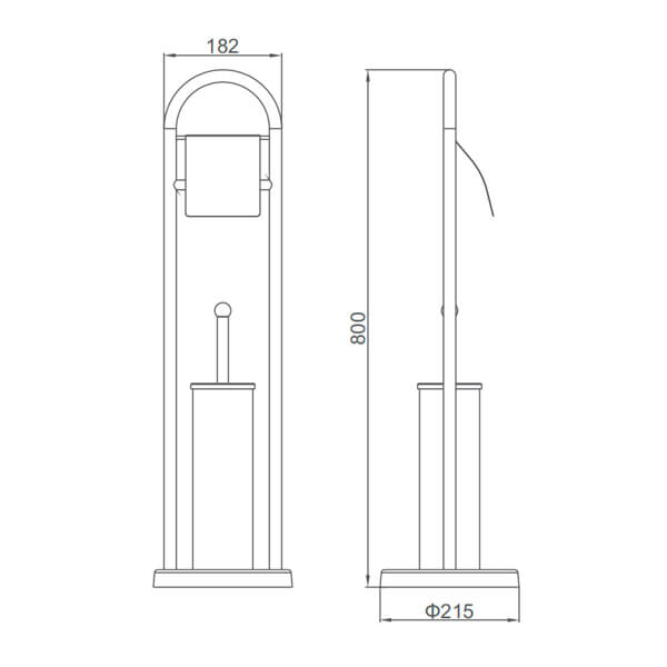 Стойка с аксессуарами Accoona A252