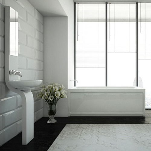 Акриловая ванна Aquatek Мия 150x70 белая, без каркаса