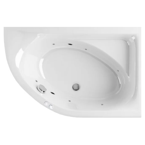 Акриловая ванна Excellent Aquarella 170х110 R белая, с ГМ, каркасом и сливом-переливом Акриловая ванна Excellent Aquarella 170х110 R белая, с ГМ, каркасом и сливом-переливом