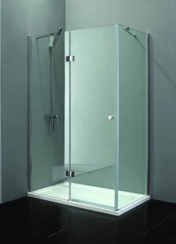 Душевой уголок Cezares Variante VERONA-W-AH-1-120/100-P-Cr-L 120x100 профиль хром, рифленое стекло