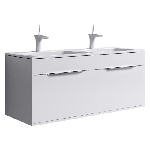 Тумба с раковиной 122 подвесная Malaga Aqwella Mal.01.12