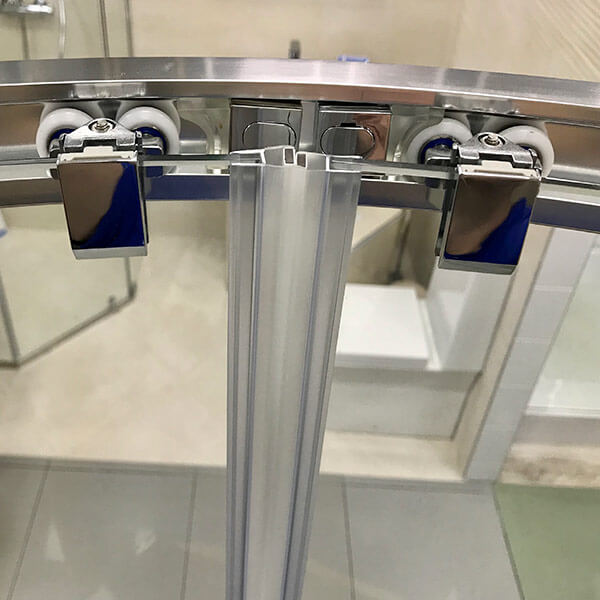 Душевой уголок AVS Раунд 120x80 профиль хром, стекло прозрачное