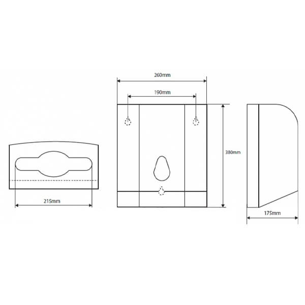 Диспенсер бумажных полотенец Hotel Bemeta 121103106