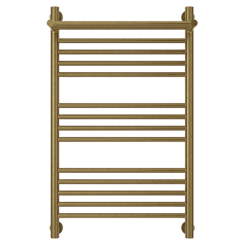 Полотенцесушитель водяной Сунержа Богема+ 50x80 с полкой, состаренная бронза