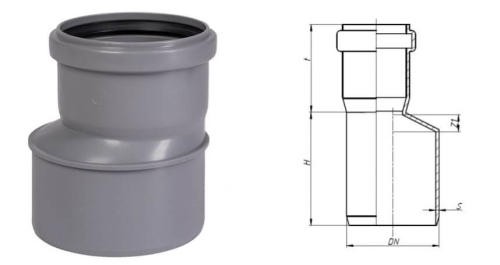 Переход эксц D50*32 HTR