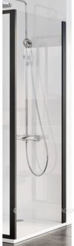 Боковая стенка Ravak Pivot PPS 90 профиль черный, стекло прозрачное