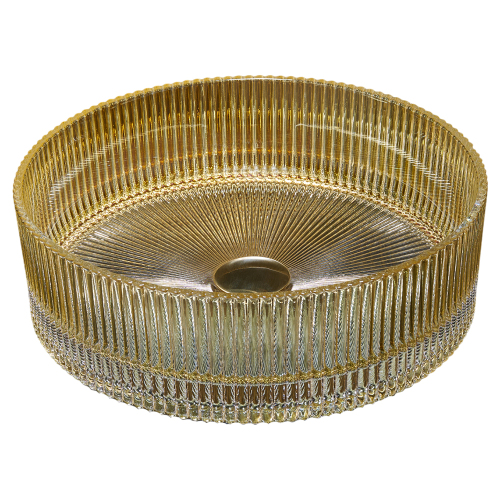 Раковина AVS Изабель 36x36 коньячная