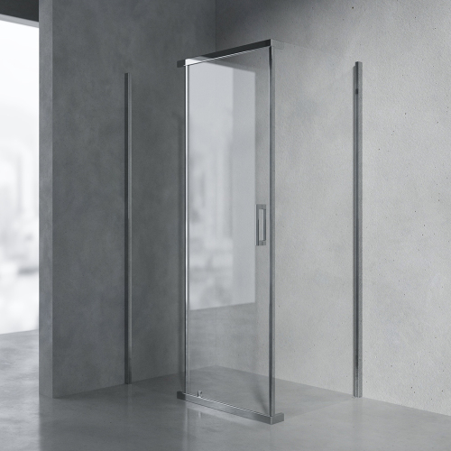Душевой уголок AVS Фаворит 100x80 профиль хром, стекло прозрачное