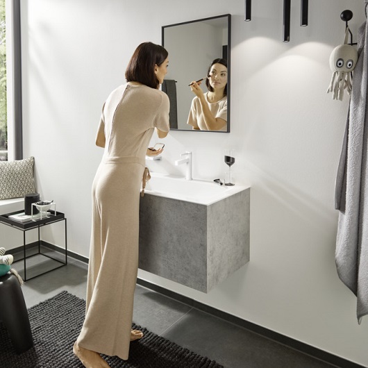 Смеситель для раковины Hansgrohe Finoris 76020700 белый матовый