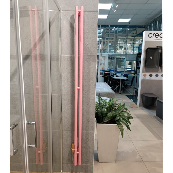 Полотенцесушитель электрический Сунержа Нюанс 180 правый, светло-розовый