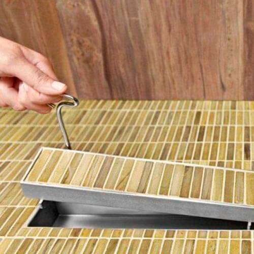 Водоотводящий желоб под плитку AlcaPlast APZ106-850 LOW