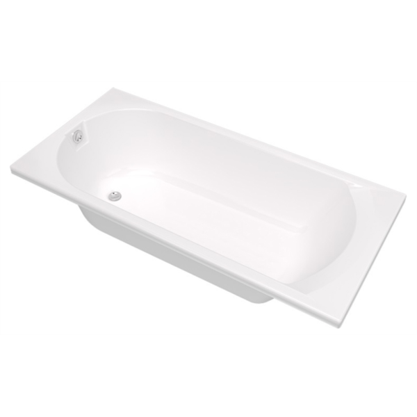 Акриловая ванна Marka One Poseidon Lily 170x70 белая, без каркаса