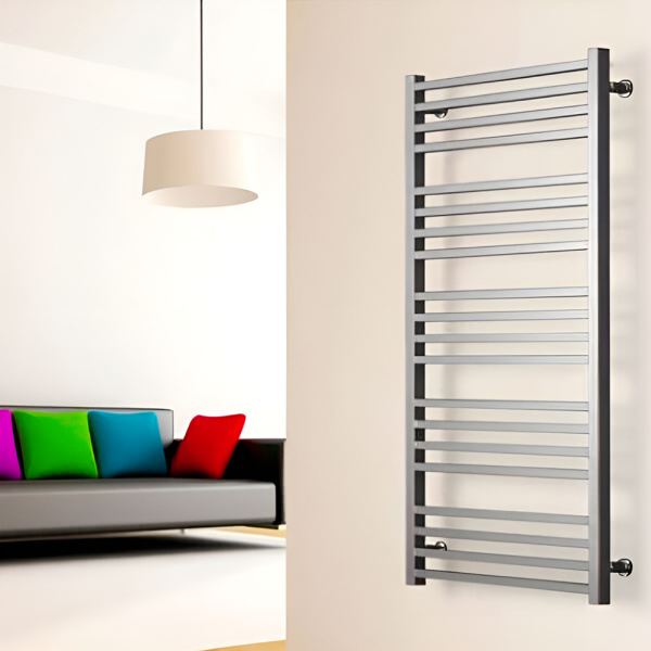 Полотенцесушитель электрический Luxrad Kwadro 50х112 серый матовый