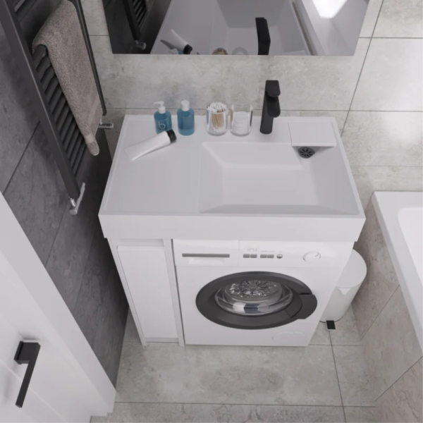 Раковина над стиральной машиной Madera Vega 80 белая