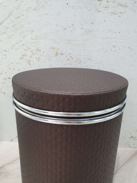 Ведро для мусора AVS шоколад 5 л