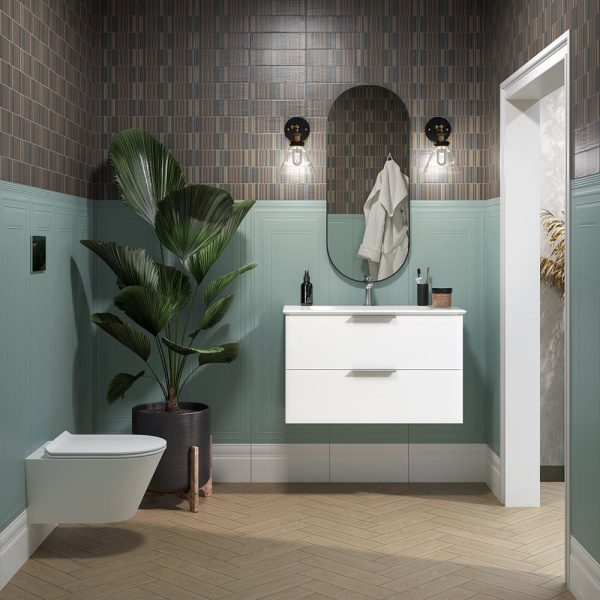 Раковина Kerama Marazzi Piano 85x46 белая