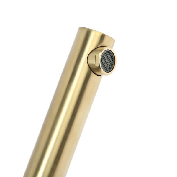 Смеситель для раковины Accoona A90121AW, золотой сатин