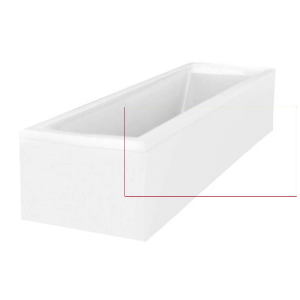 Экран для ванны Alpen Plain 72561 193 белый