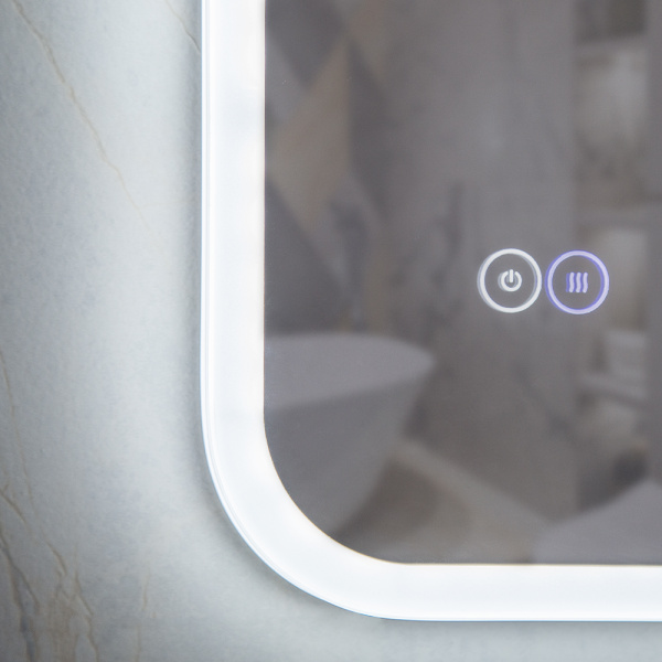 Зеркало с подсветкой AVS Виола 70x50 см, антипар