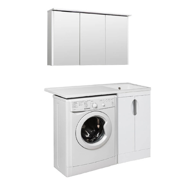 Тумба с раковиной Runo Лира 00-00000144+00-00001120 105 правая