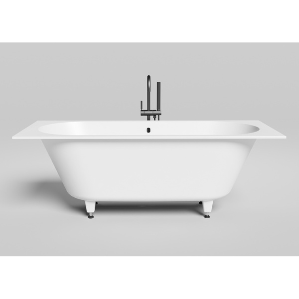 Ванна из искусственного камня Salini Ornella Axis S-Sense 170x75 белая, с ножками 
