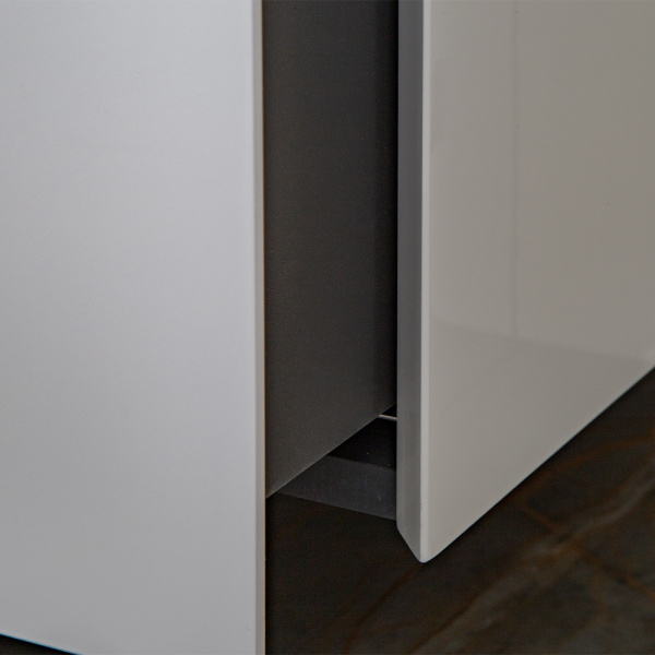 Тумба с раковиной AVS Гармония 60 белая (раковина 01 белая глянцевая)