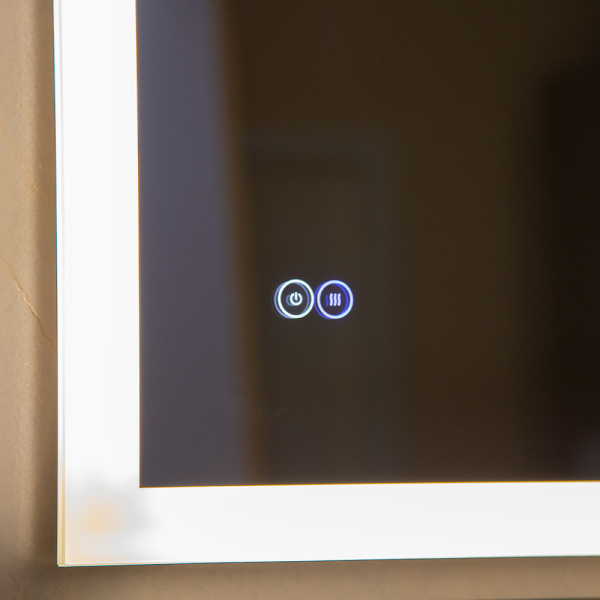 Зеркало с подсветкой AVS Жасмин 80x60 см, антипар